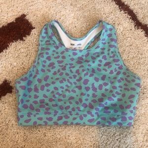 ASOS maternity sports bra Aqua/purple